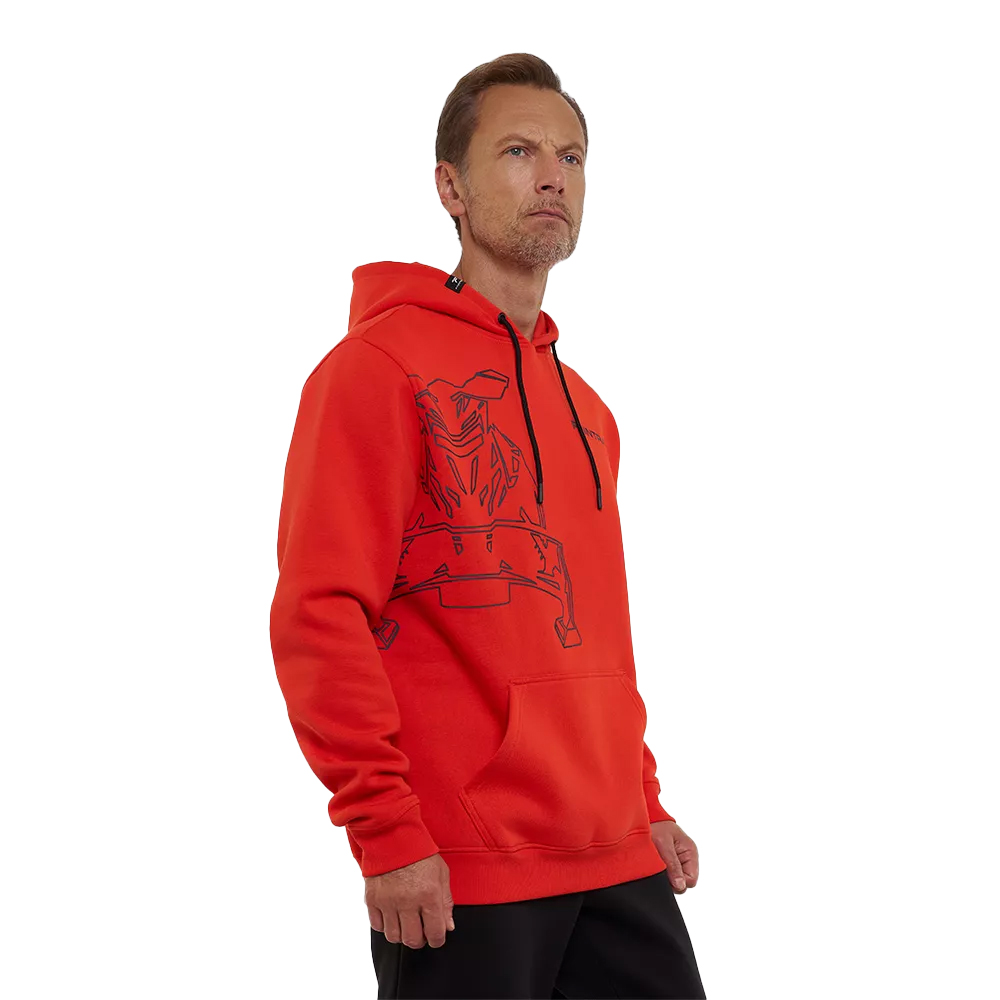 Худи Snowmobile 6815 Red