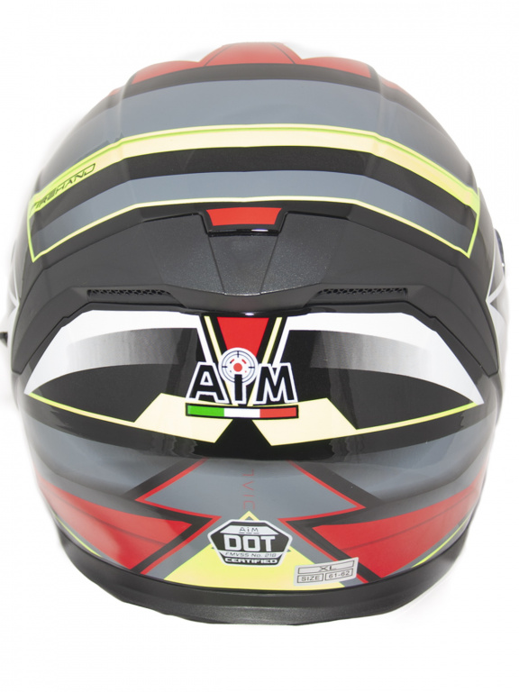 Шлем AiM JK526 Red/Grey/Black