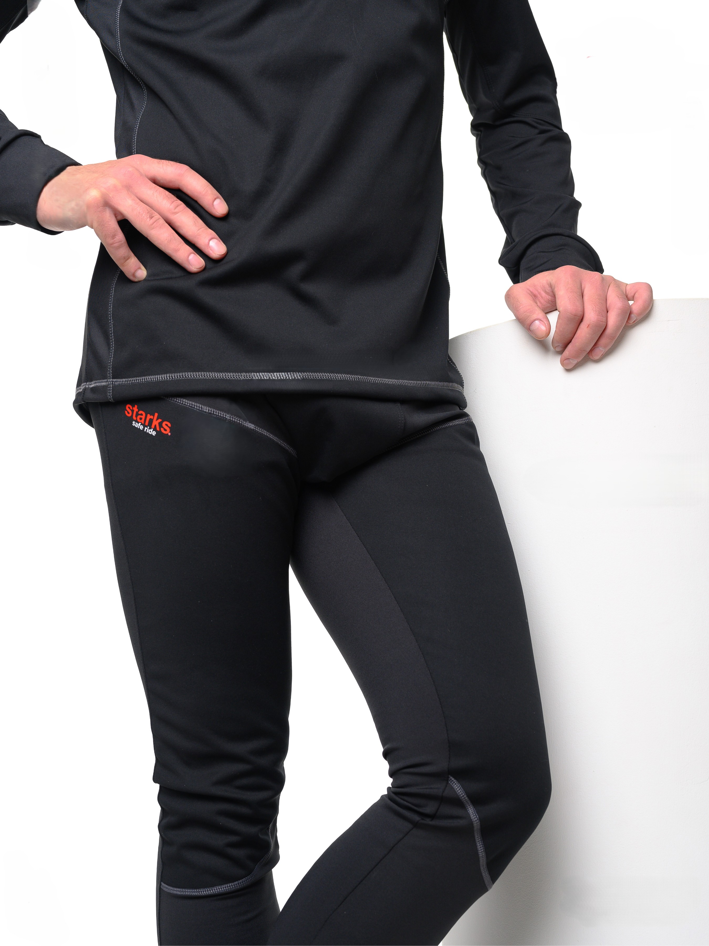 STARKS Брюки  WARM Long pants  Extreme  (муж.X,XL,черный)