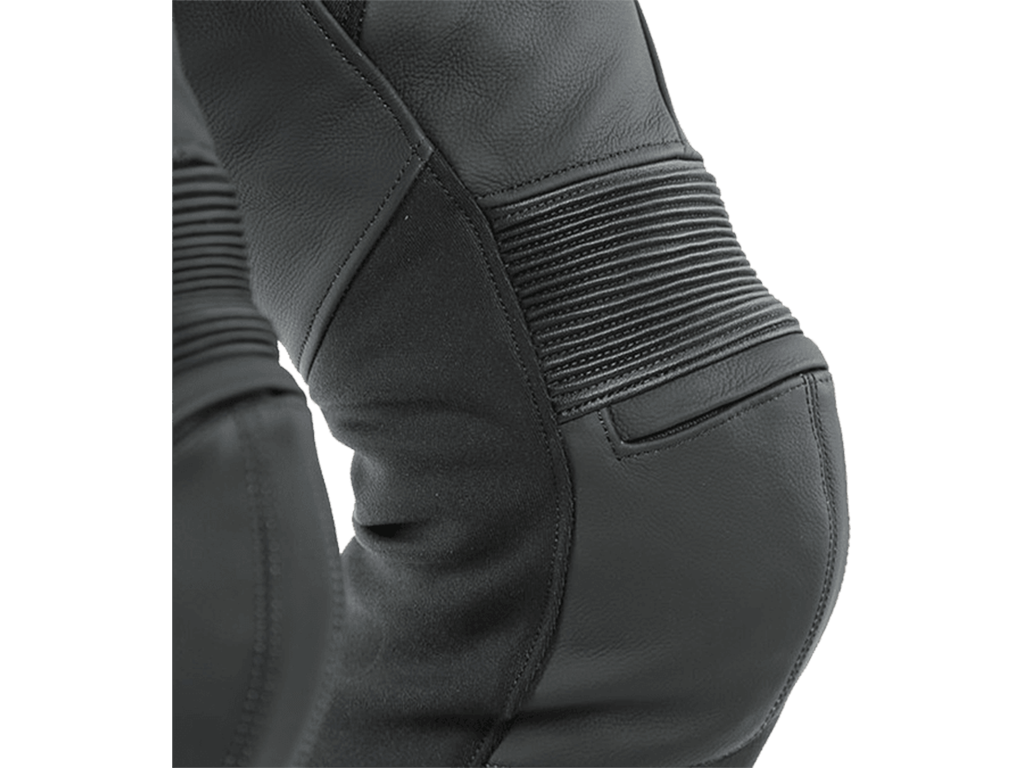 Брюки кож. PONY 3 (50, BLACK-MATT)