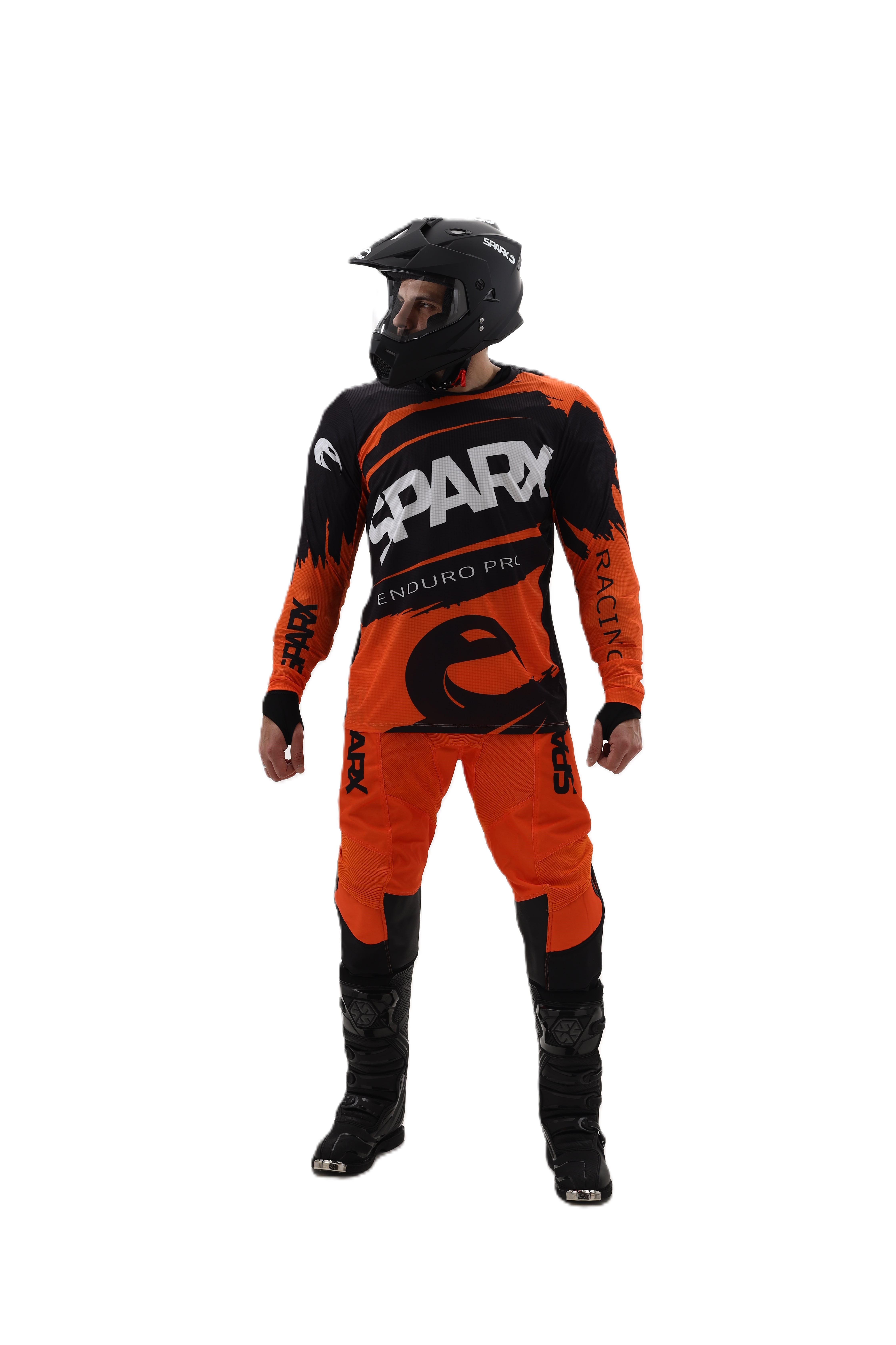 Эндуро комплект Sparx EX01, черно-оранжевый 