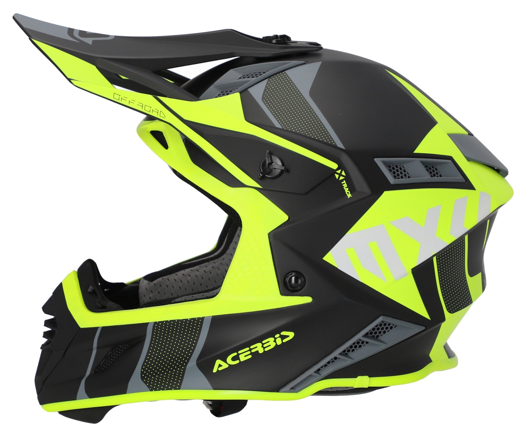 Шлем Acerbis X-TRACK Black/Fluo-Yellow, M