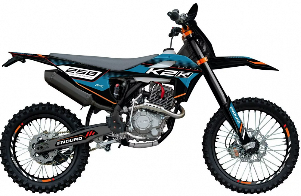 Мотоцикл K2R EFC250 Синий/Черный 