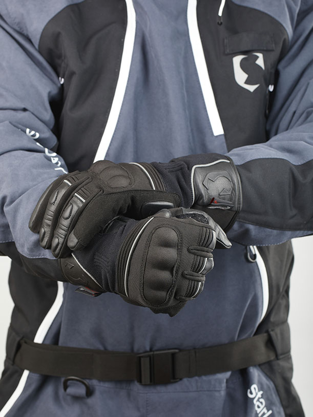 STARKS Мотоперчатки зимние Haron муж.(L черный)