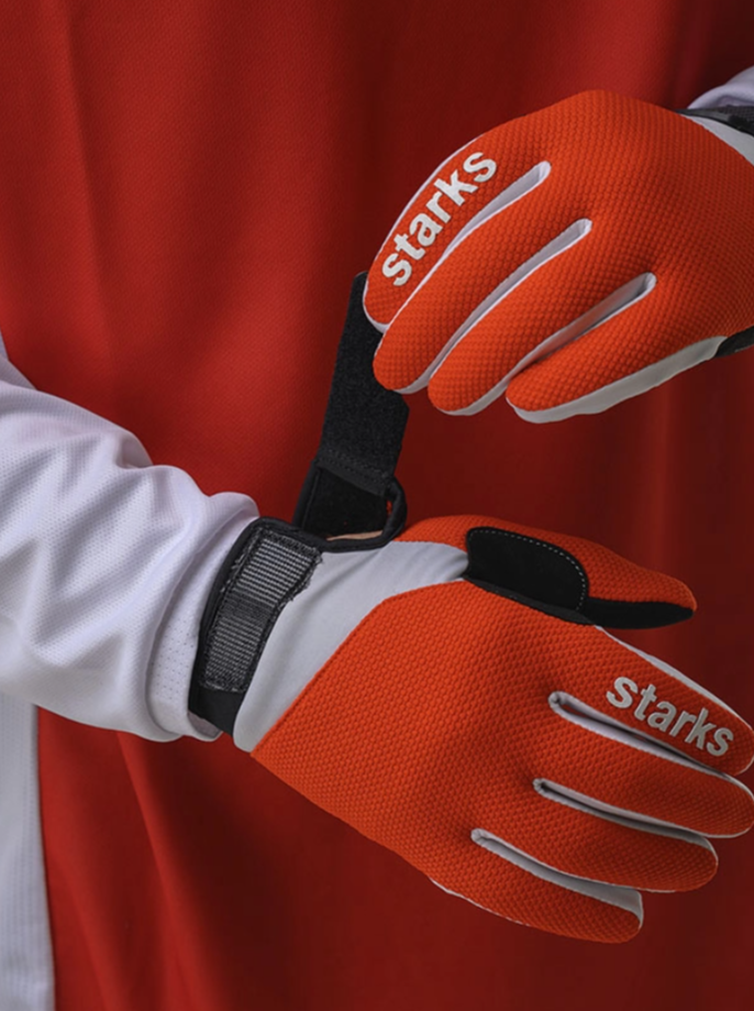 STARKS Перчатки для кросса Phoenix Текстиль Красный (M)
