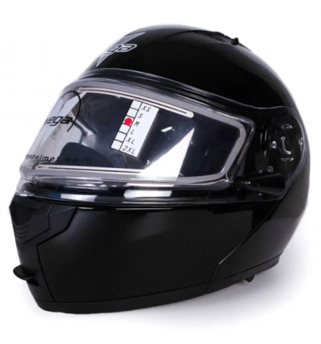 Шлем модуляр RSX Spark (HS-159) Winter ЧЕРНЫЙ