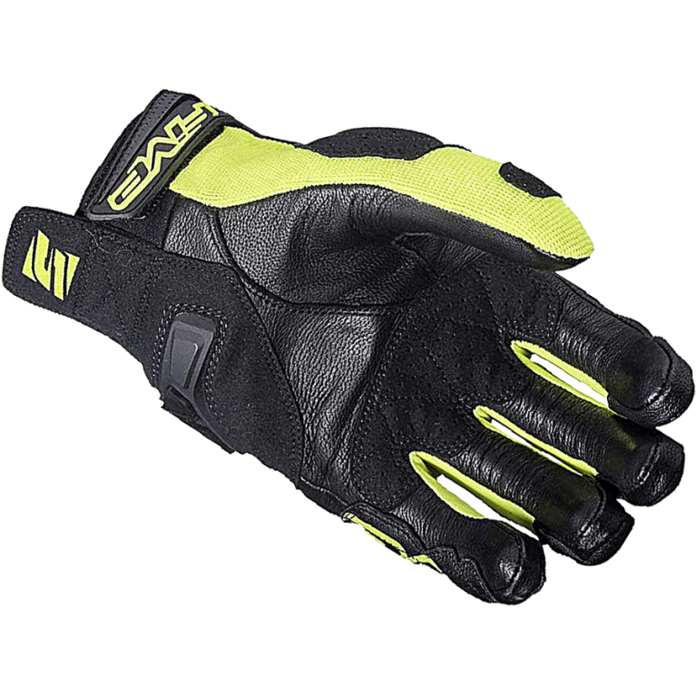 Мотоперчатки FIVE SF3 BLACK/FLUO YELLOW 10/L