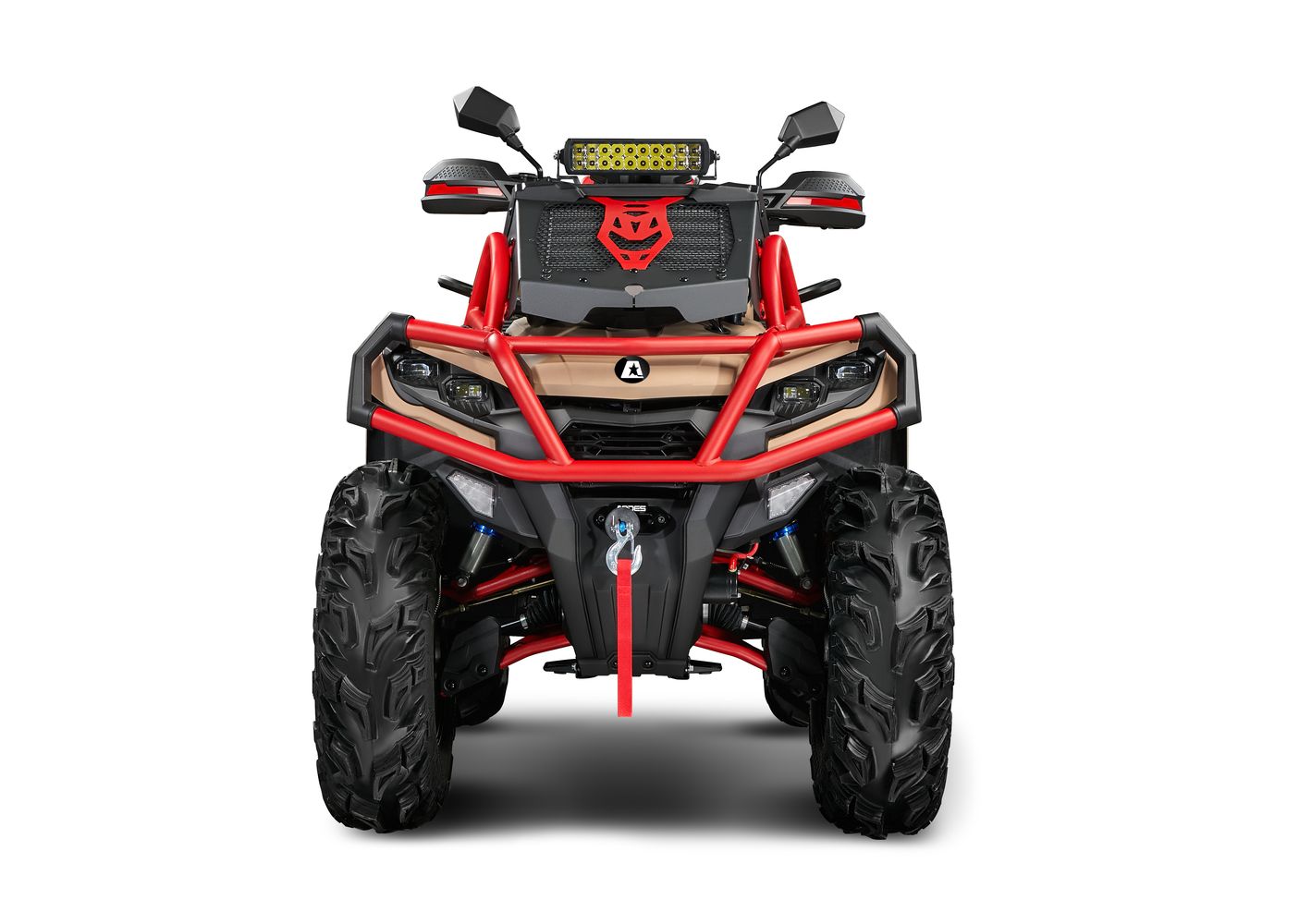 Квадроцикл AODES Pathcross MAX 650 MUD PRO красно-коричневый