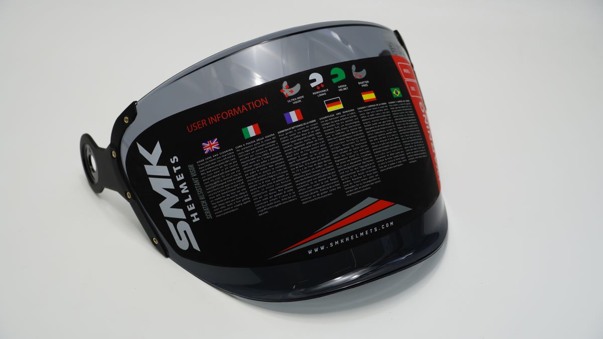 Визор тонированный зеркальный для SMK Retro JET