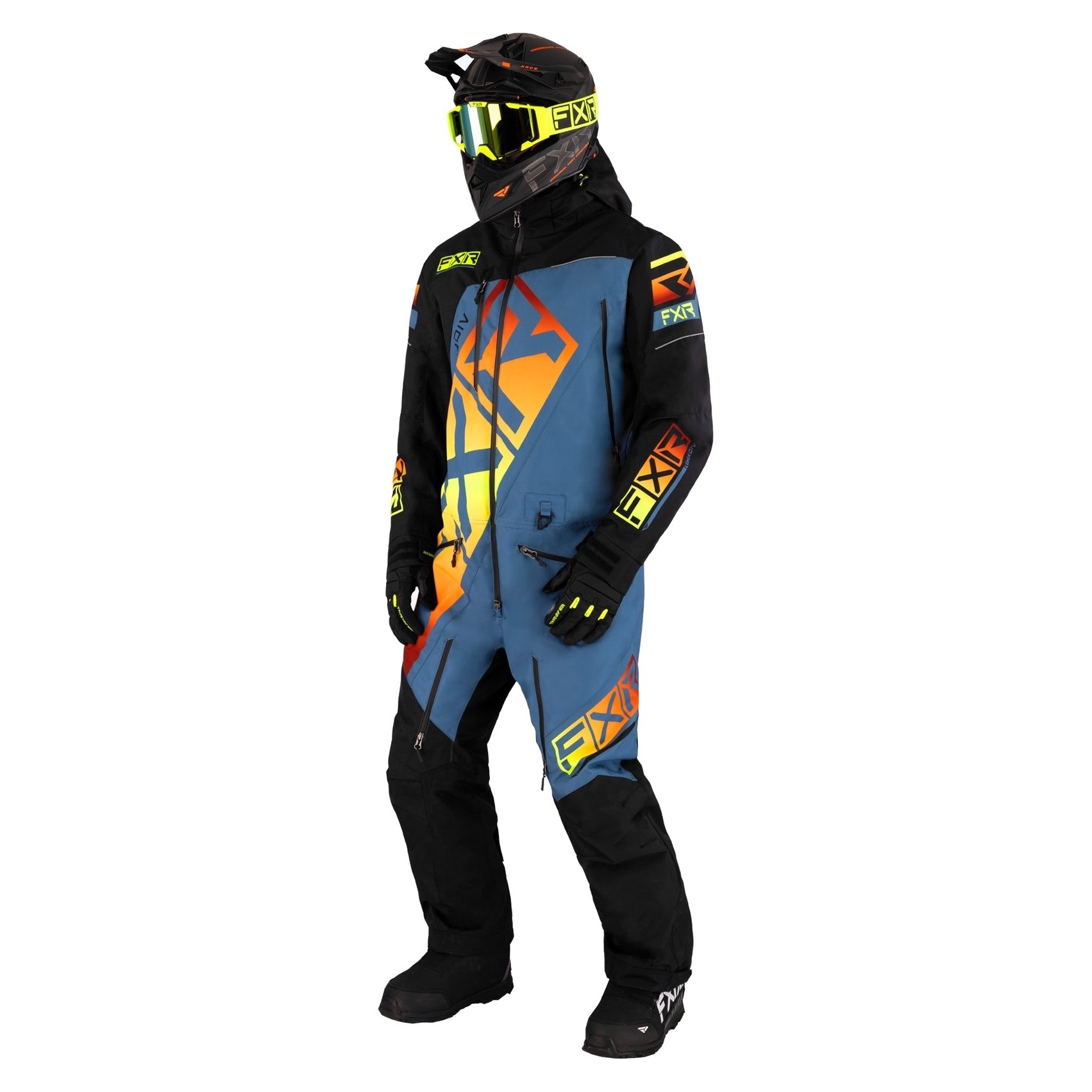 Комбинезон FXR CX  без утеплителя  (Black/Slate/Inferno, XL)