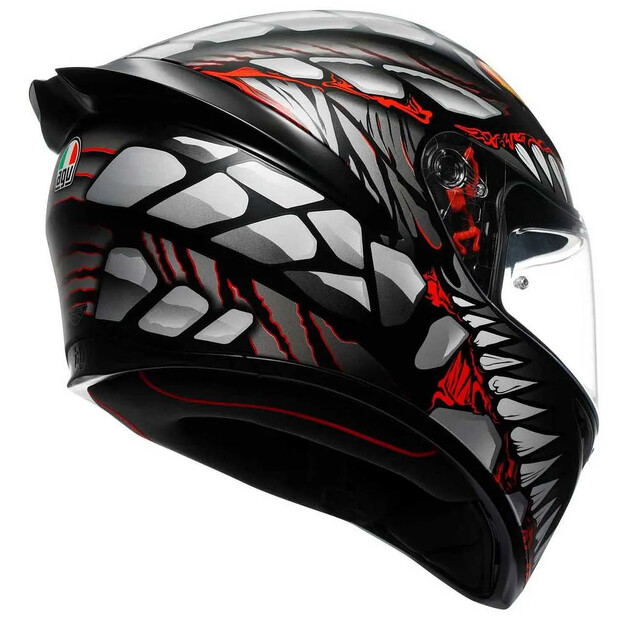 Шлем AGV K1 S E2206  Lyzard Black/Grey/Red