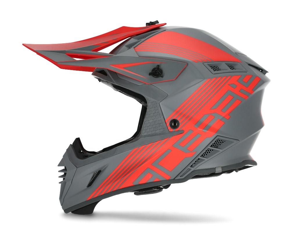 Шлем Acerbis X-TRACK Grey/Red, XS