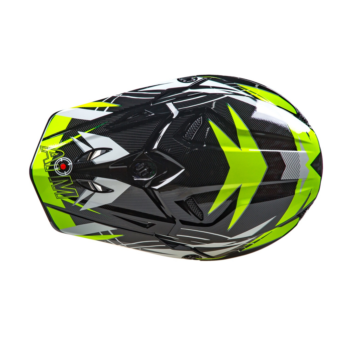 Шлем AiM JK803S Yellow/Black, XXL