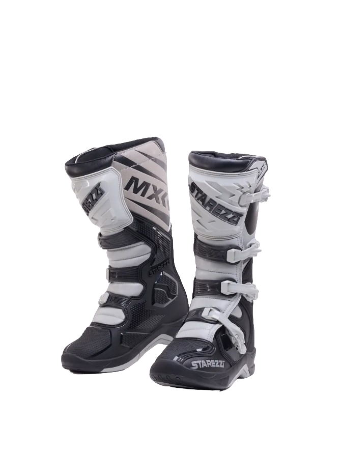 Мотоботы STAREZZI MILANO, BLACK/GREY, 44