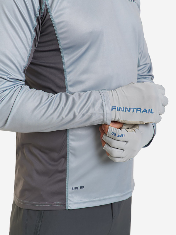 Лонгслив мужской Wave Big Logo 6614 Grey