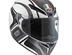 Шлем AGV GT-VELOCE E2205 MULTI-MONTEREY PEARL whtt/blk/gunm MS фото 1